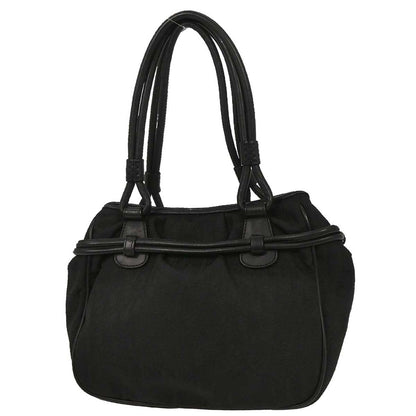 Christian Dior 2007 Black Diorissimo Bow Trotter Tote Bag