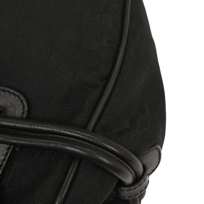 Christian Dior 2007 Black Diorissimo Bow Trotter Tote Bag