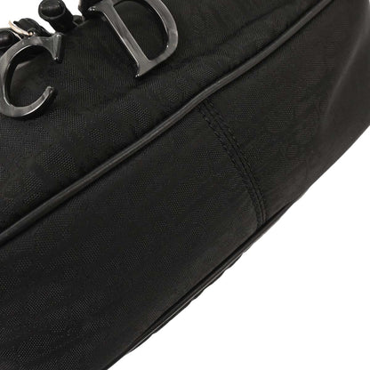 Christian Dior 2007 Black Diorissimo Bow Trotter Tote Bag