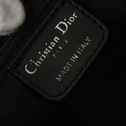 Christian Dior 2007 Black Diorissimo Bow Trotter Tote Bag