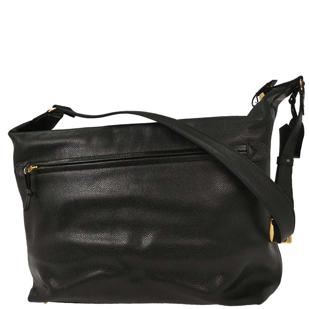 Chanel 1994-1996 Black Caviar Shoulder Bag