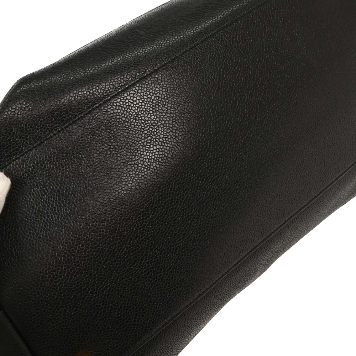 Chanel 1994-1996 Black Caviar Shoulder Bag