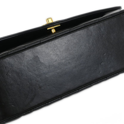 Chanel Black Lambskin Small Diana Shoulder Bag