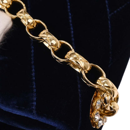 Chanel 1991-1994 Navy Velvet Rhinestone Shoulder Bag