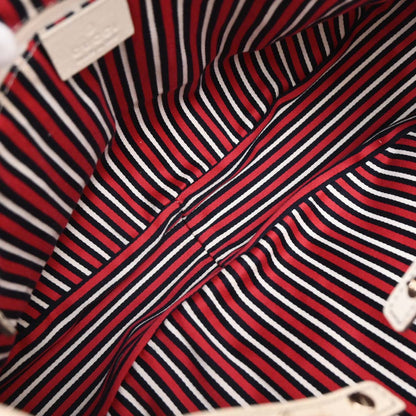 Gucci Navy Canvas Abbey Hobo Handbag