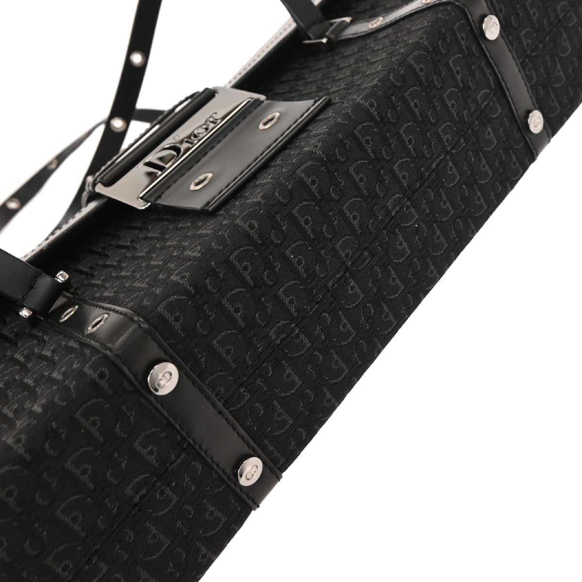 Christian Dior Black Street Chic Trotter Handbag