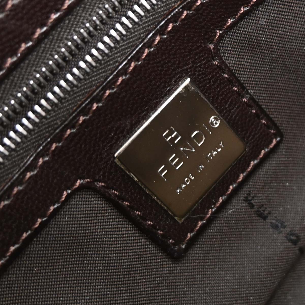 Fendi * White Pony Hair Baguette Handbag