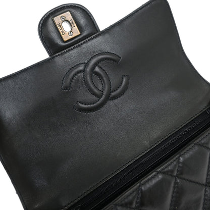 Chanel 1997-1999 Black Lambskin Shoulder Bag