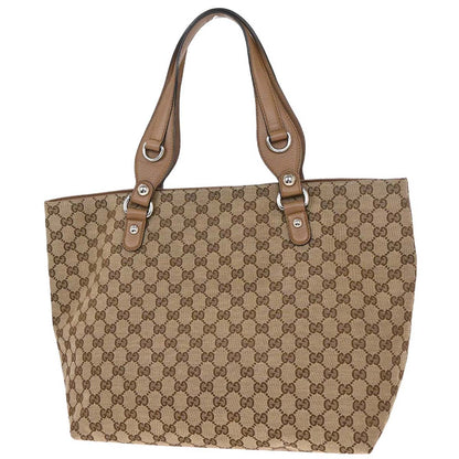Gucci Beige Horsebit GG Tote Handbag