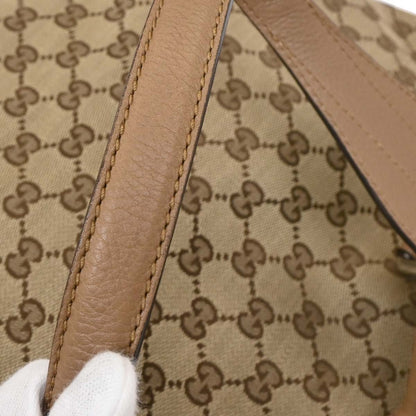 Gucci Beige Horsebit GG Tote Handbag
