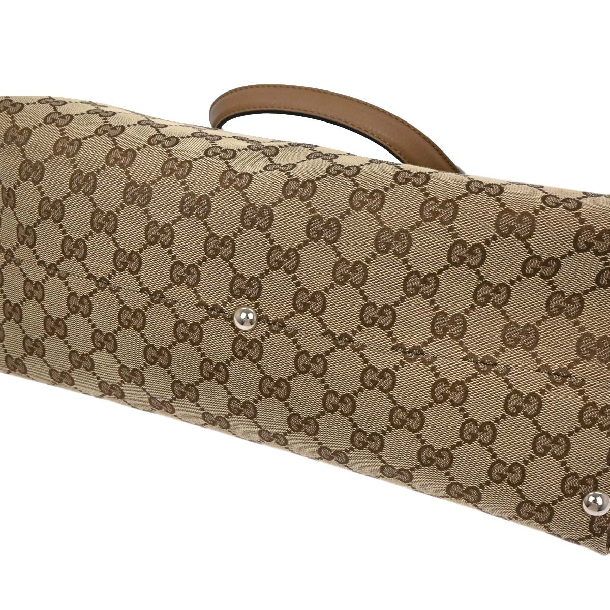 Gucci Beige Horsebit GG Tote Handbag