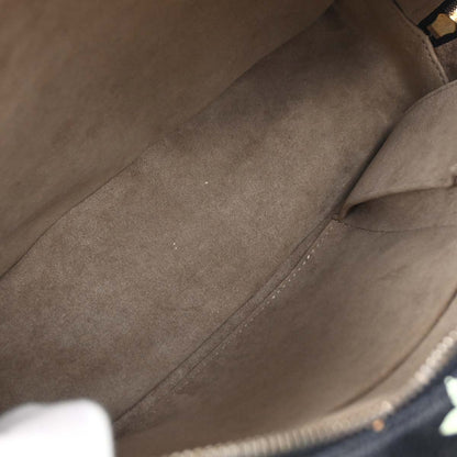 Louis Vuitton 2005 Black Monogram Multicolor Trouville Handbag M92662