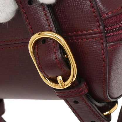 Cartier Bordeaux Leather Backpack
