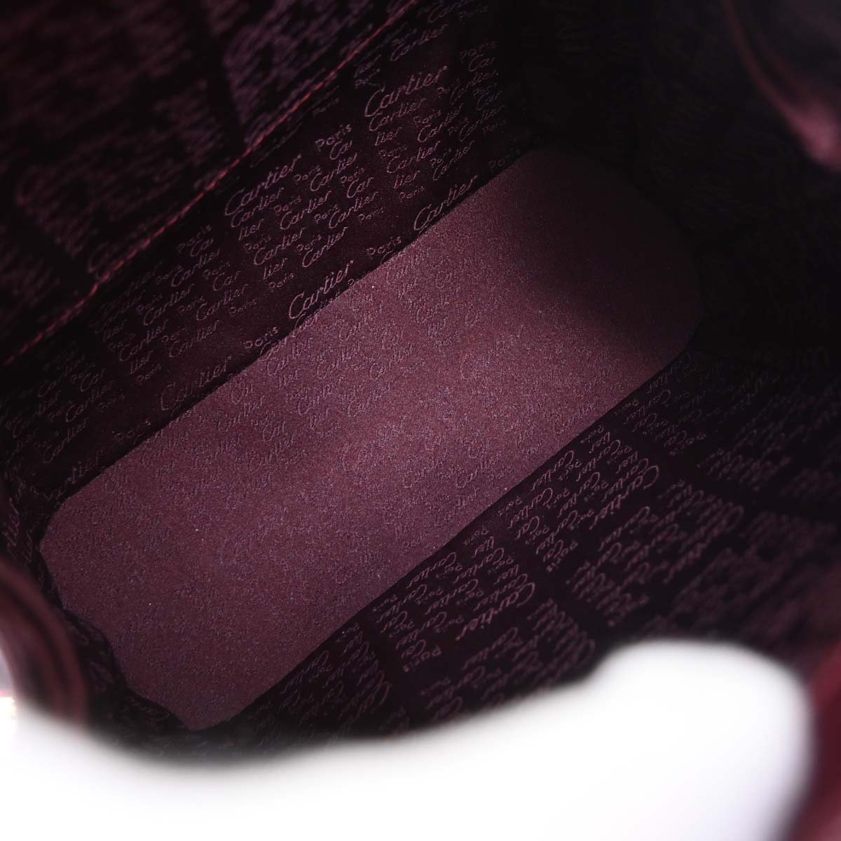 Cartier Bordeaux Leather Backpack