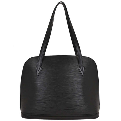Louis Vuitton Black Epi Lussac Shoulder Bag M52282