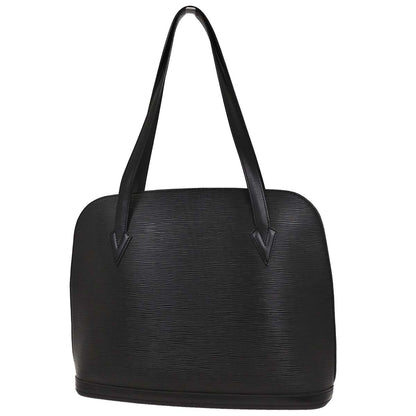 Louis Vuitton Black Epi Lussac Shoulder Bag M52282