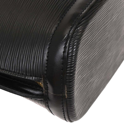 Louis Vuitton Black Epi Lussac Shoulder Bag M52282