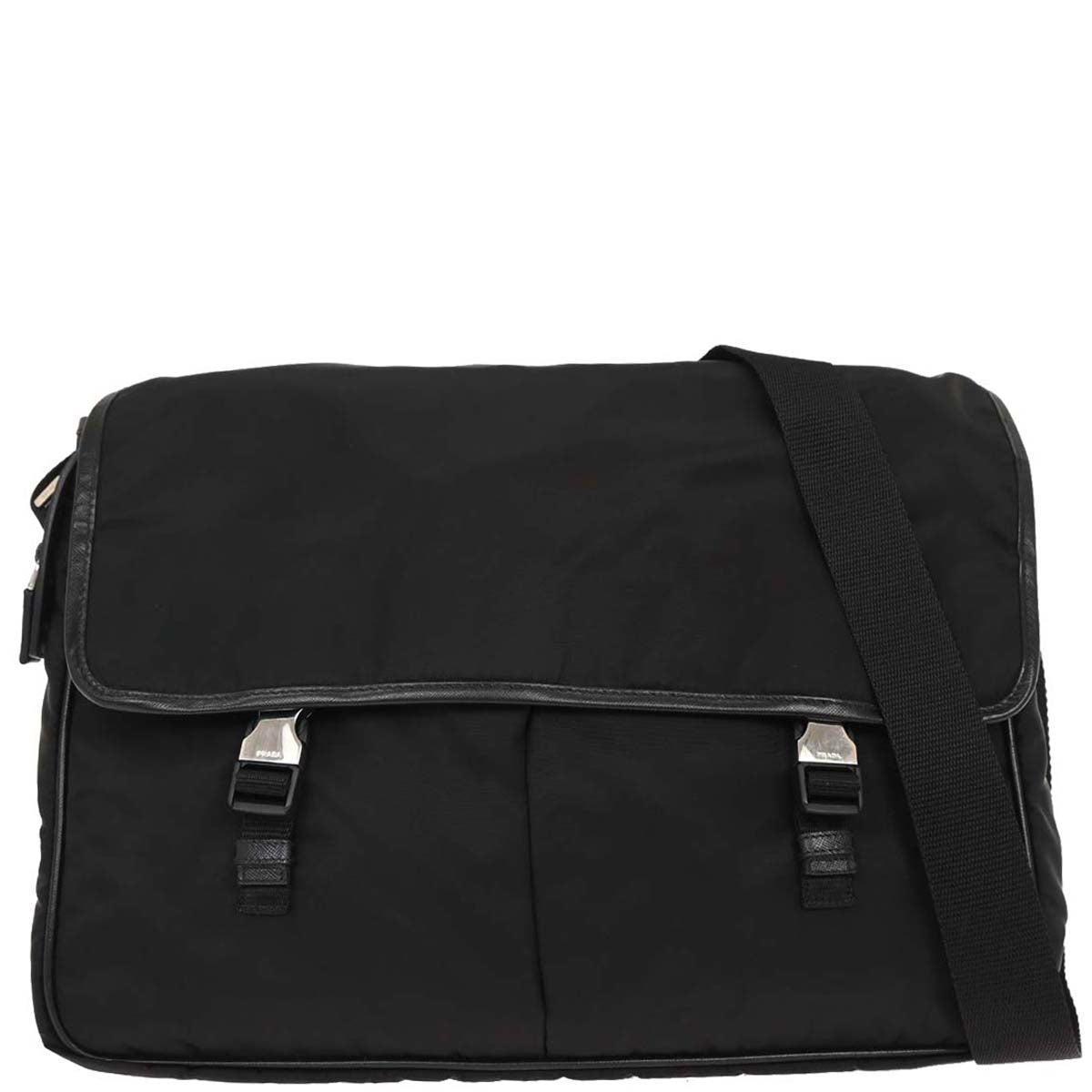 Prada Black Nylon Shoulder Bag