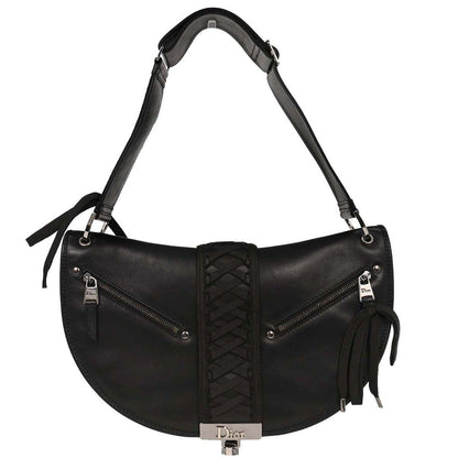 Christian Dior 2002 Black Admit It Corset Bag Shoulder Bag