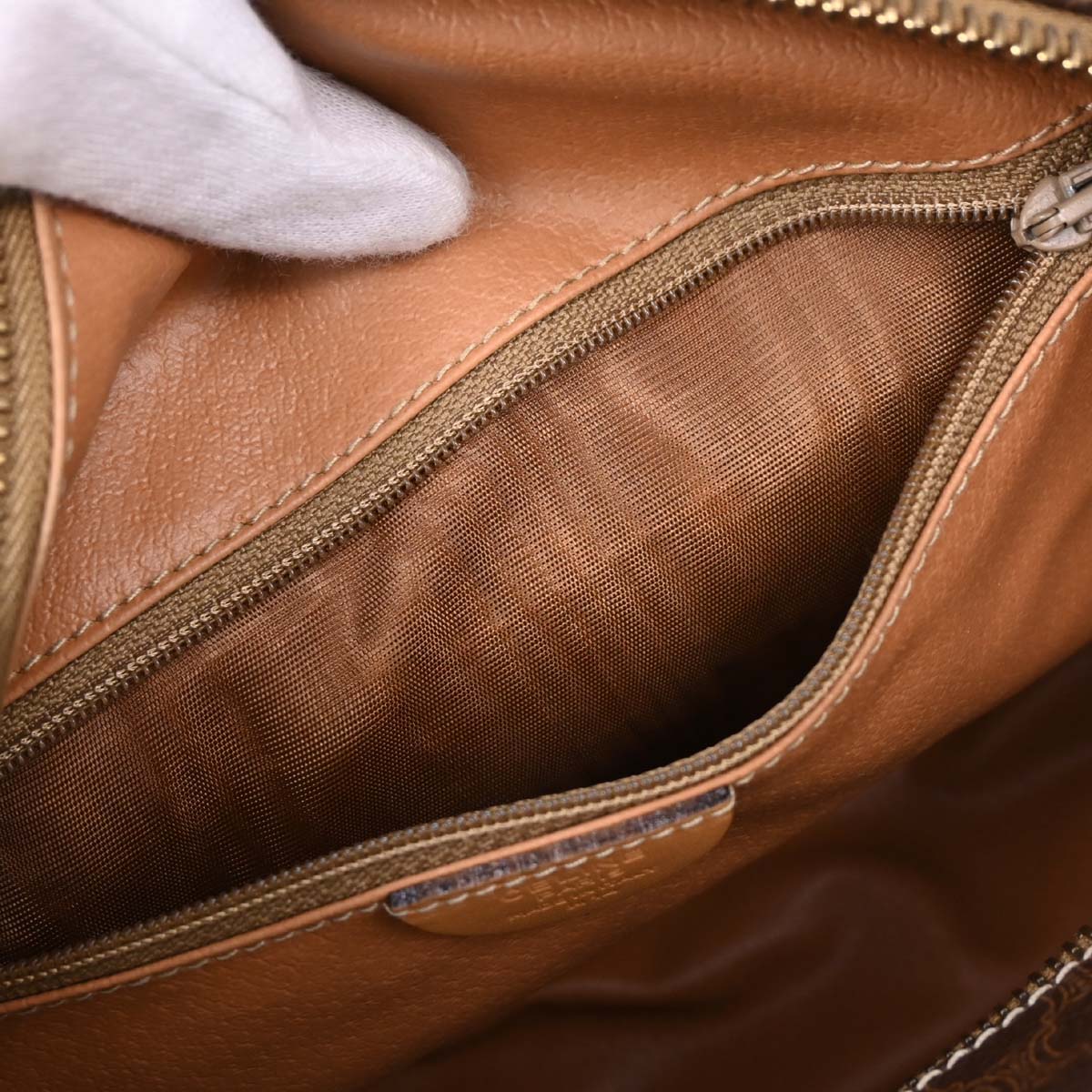 Celine Brown Macadam Handbag