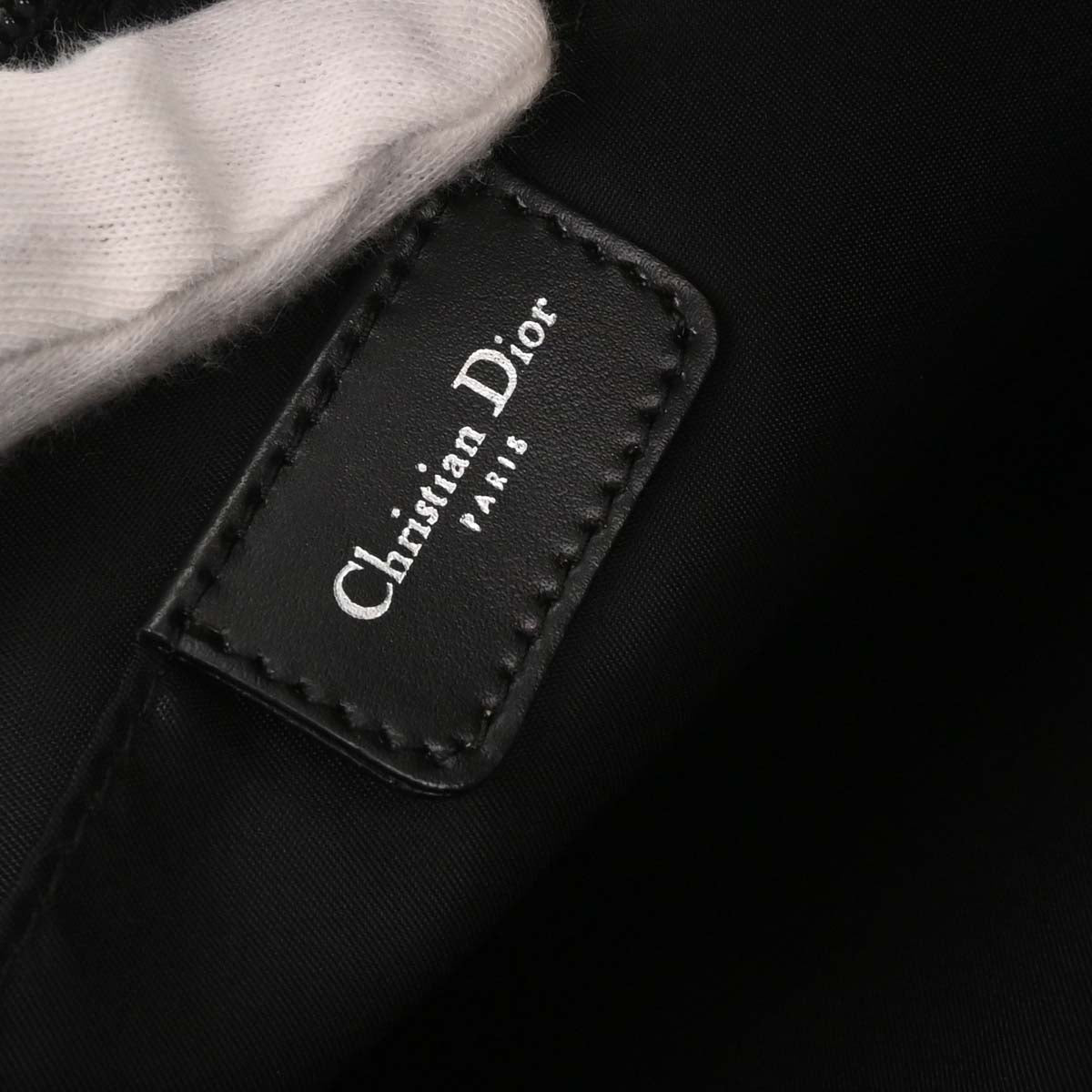 Christian Dior 2004 Black Trotter Handbag