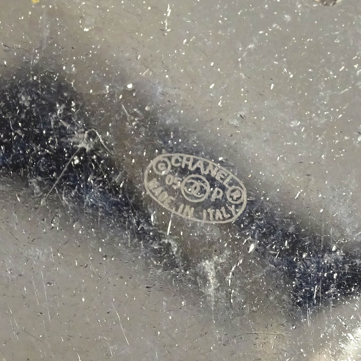 Chanel Chain Belt Silver Camellia Small Good 05P