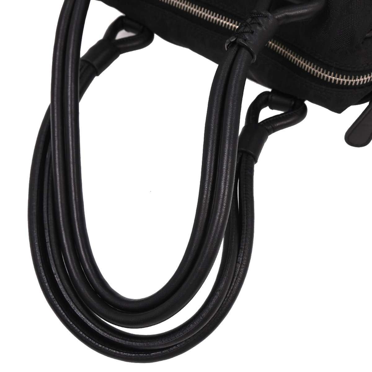 Christian Dior Black Diorissimo Bow Trotter Handbag