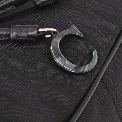 Christian Dior Black Diorissimo Bow Trotter Handbag