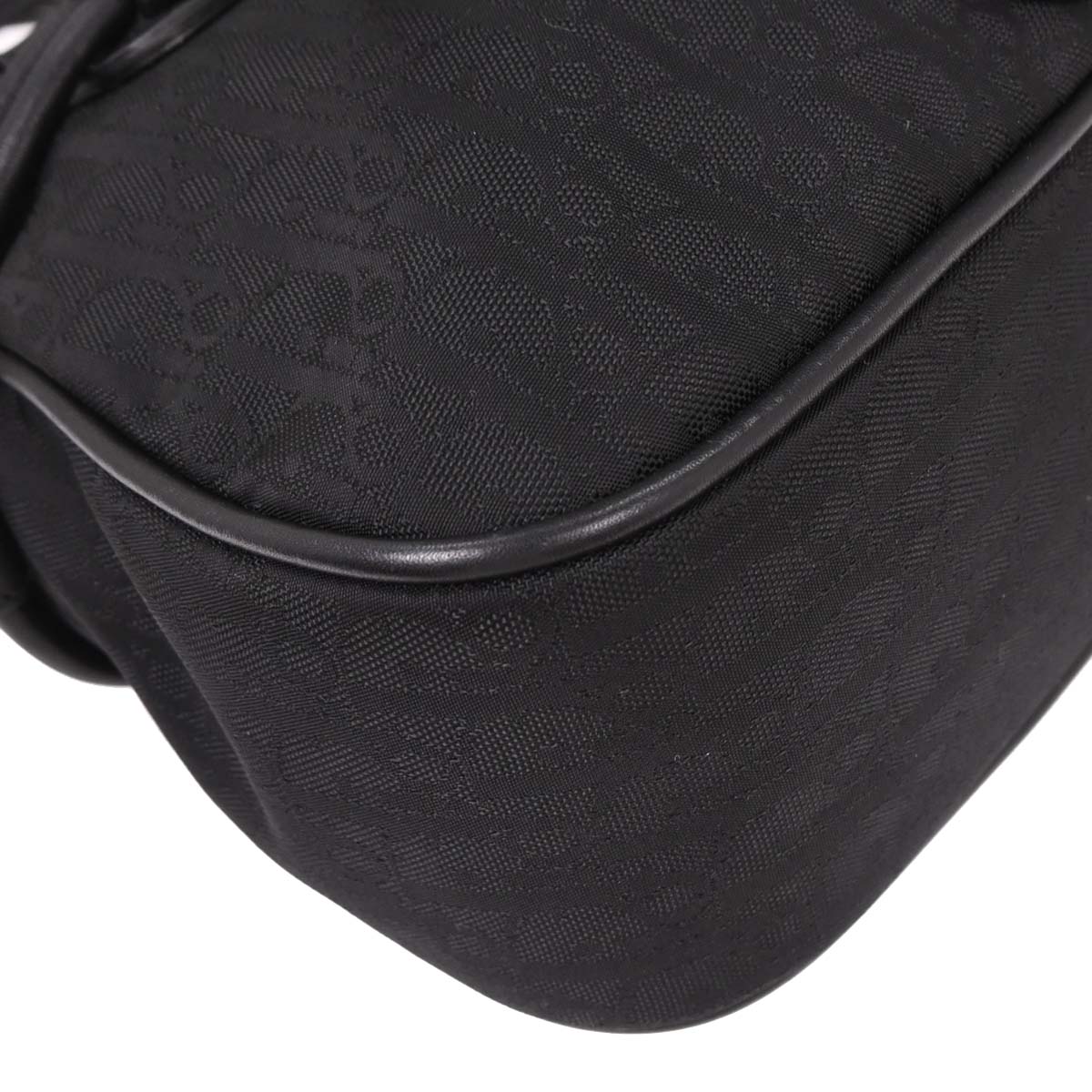 Christian Dior Black Diorissimo Bow Trotter Handbag