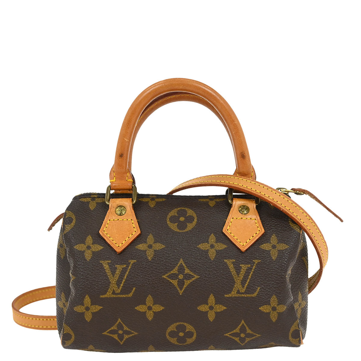 Louis Vuitton Monogram Mini Speedy 2way Shoulder Handbag M41534