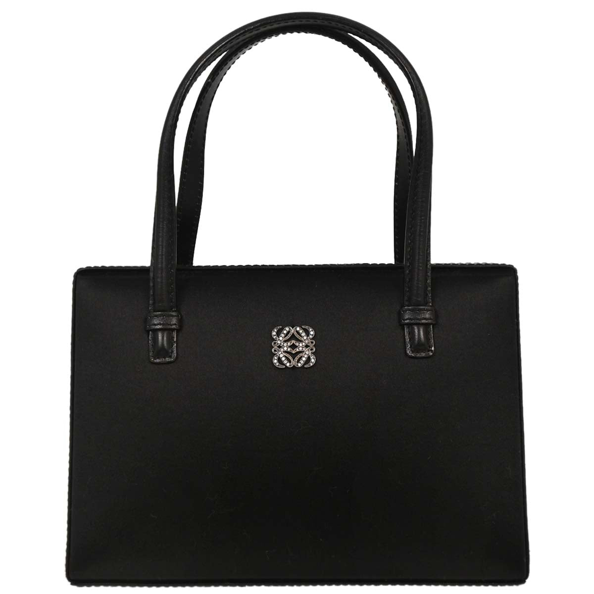 Loewe Black Satin Handbag