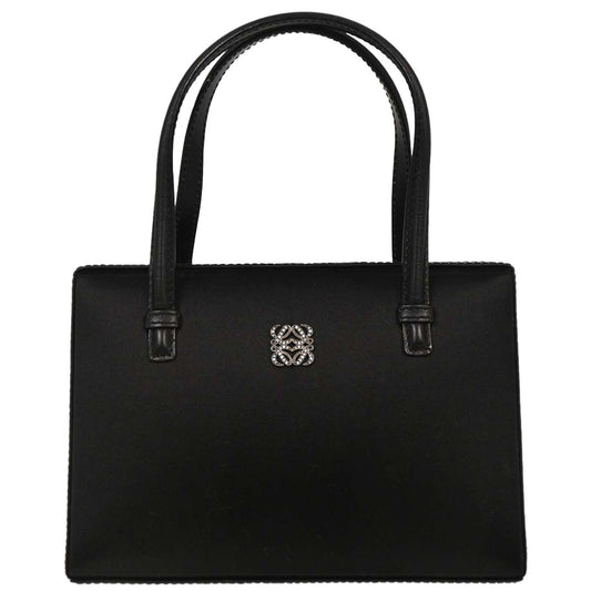 Loewe Black Satin Handbag