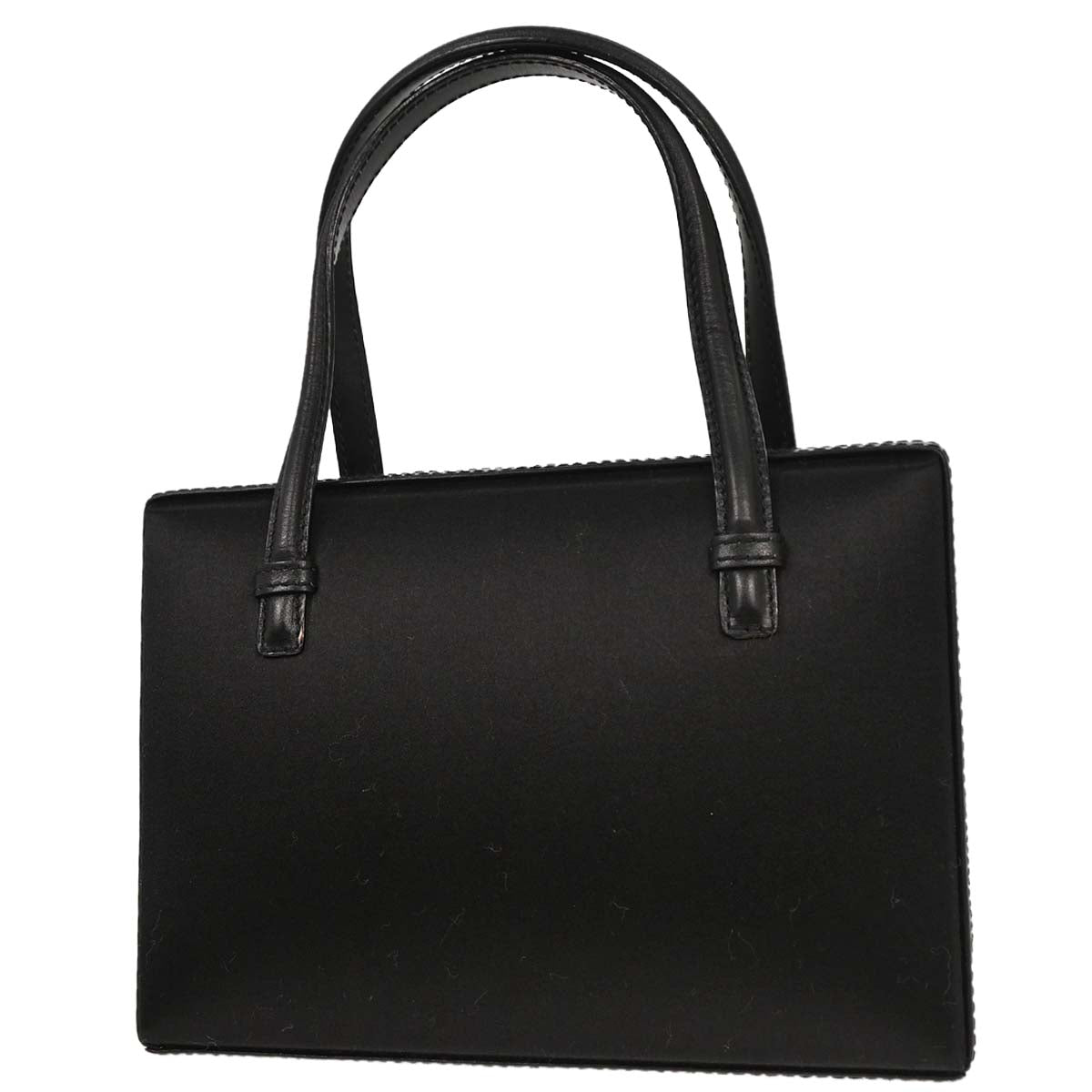 Loewe Black Satin Handbag