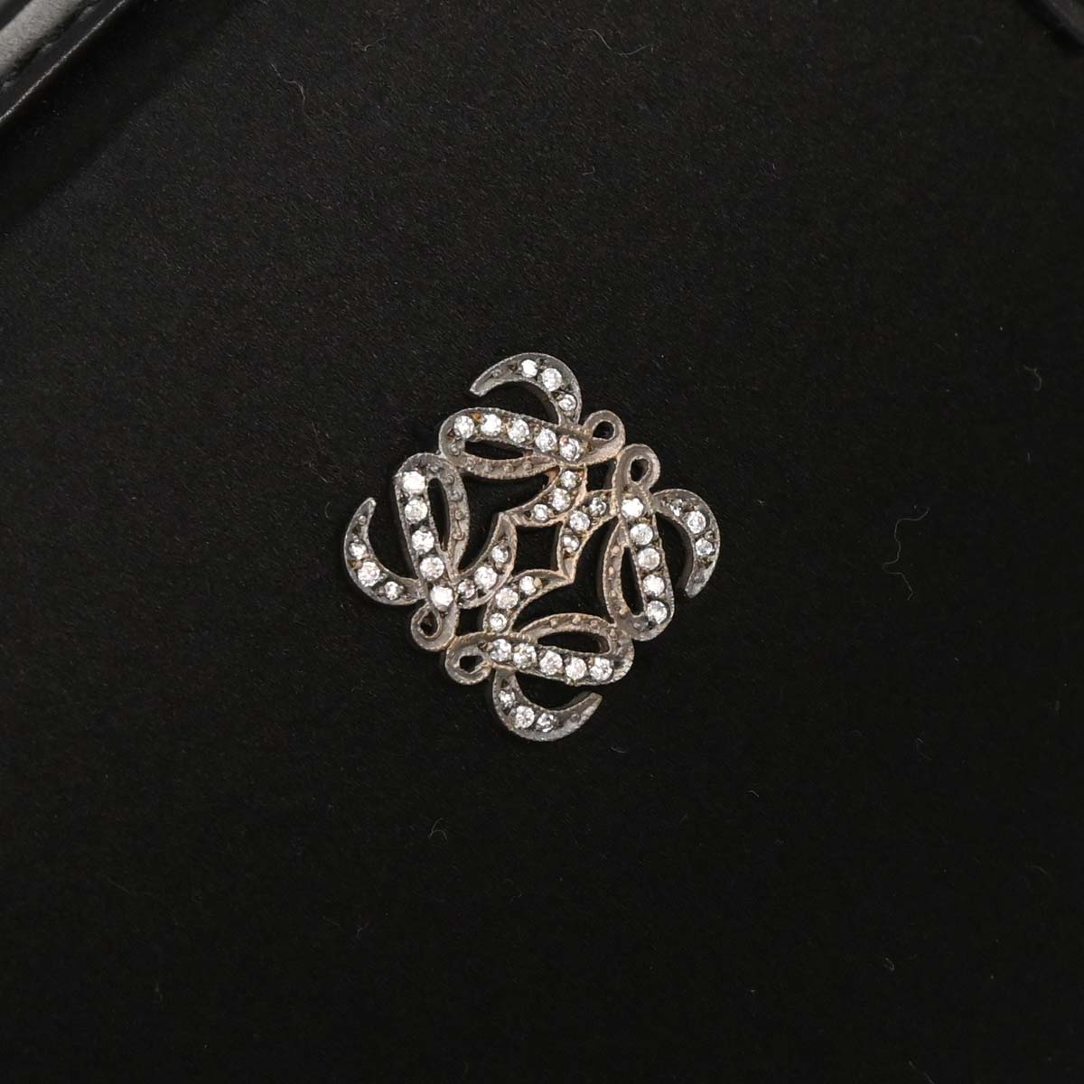 Loewe Black Satin Handbag