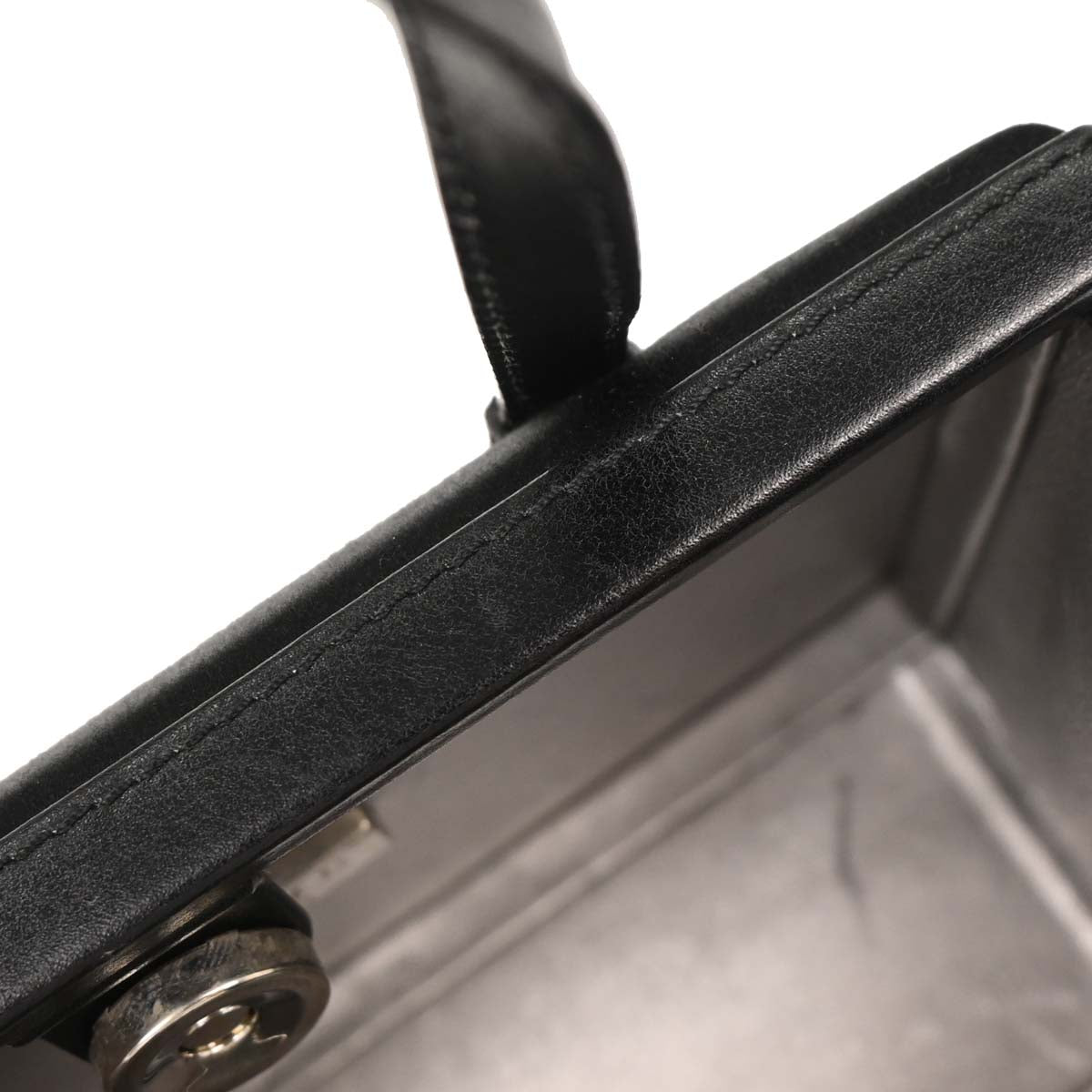 Loewe Black Satin Handbag