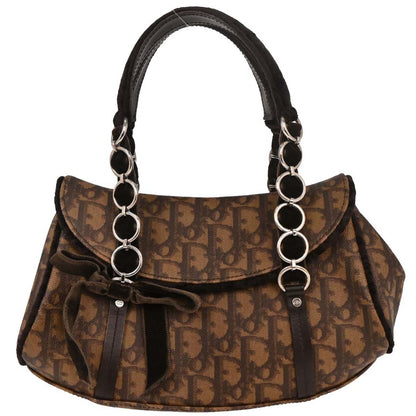 Christian Dior 2005 Brown Romantic Trotter Handbag