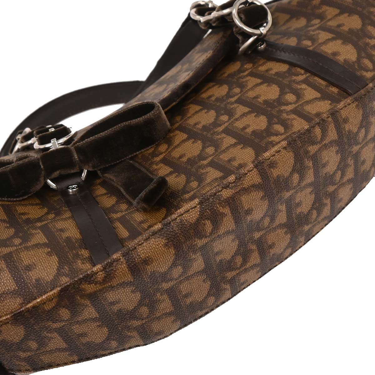 Christian Dior 2005 Brown Romantic Trotter Handbag