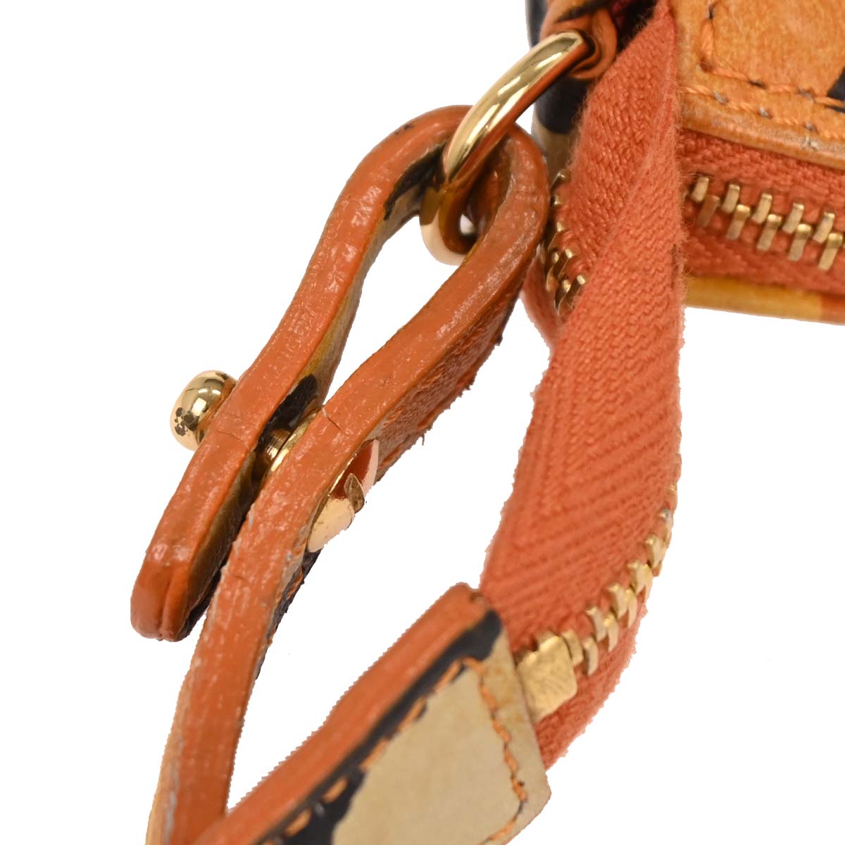 Christian Dior Orange Saddle Handbag