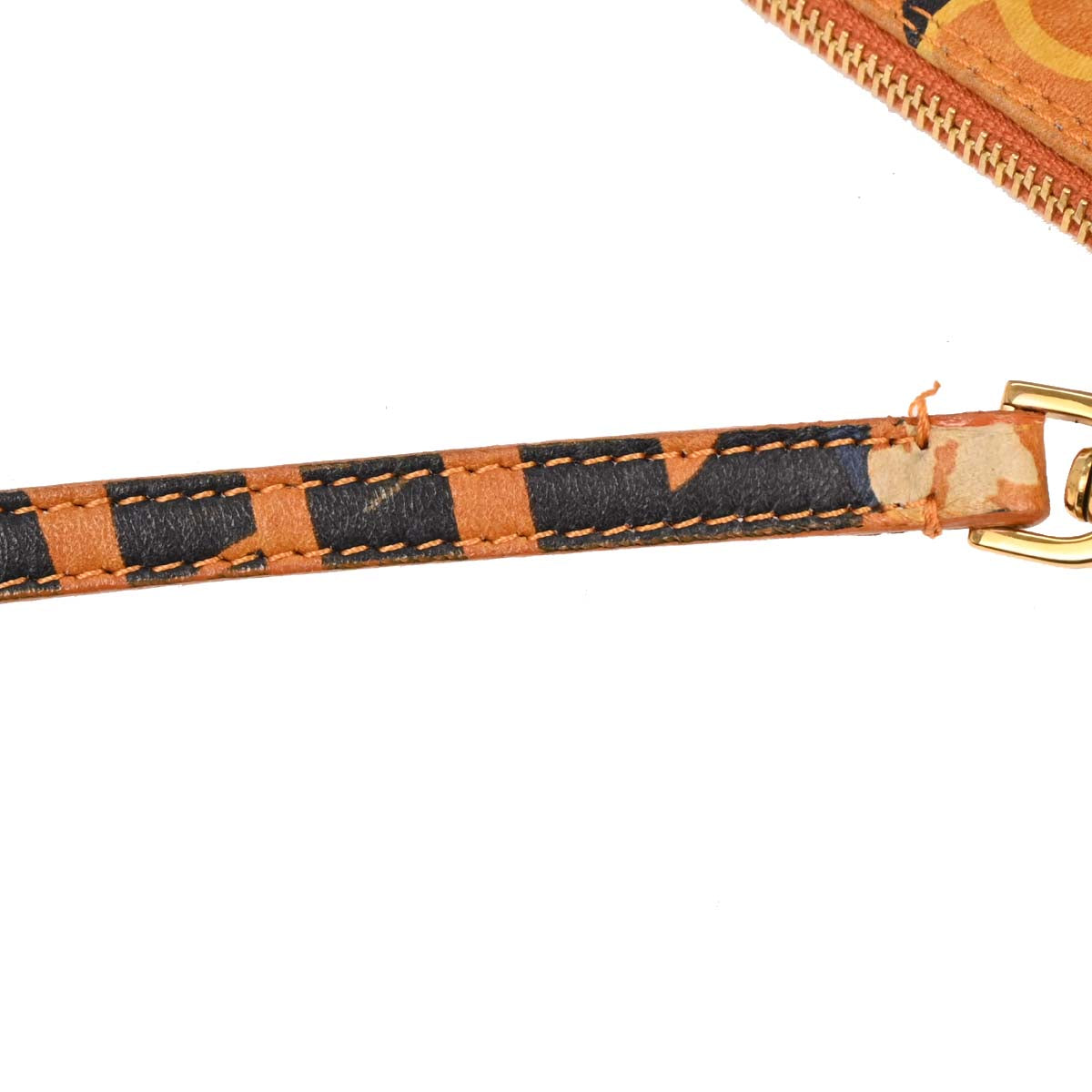 Christian Dior Orange Saddle Handbag