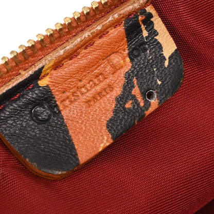 Christian Dior Orange Saddle Handbag