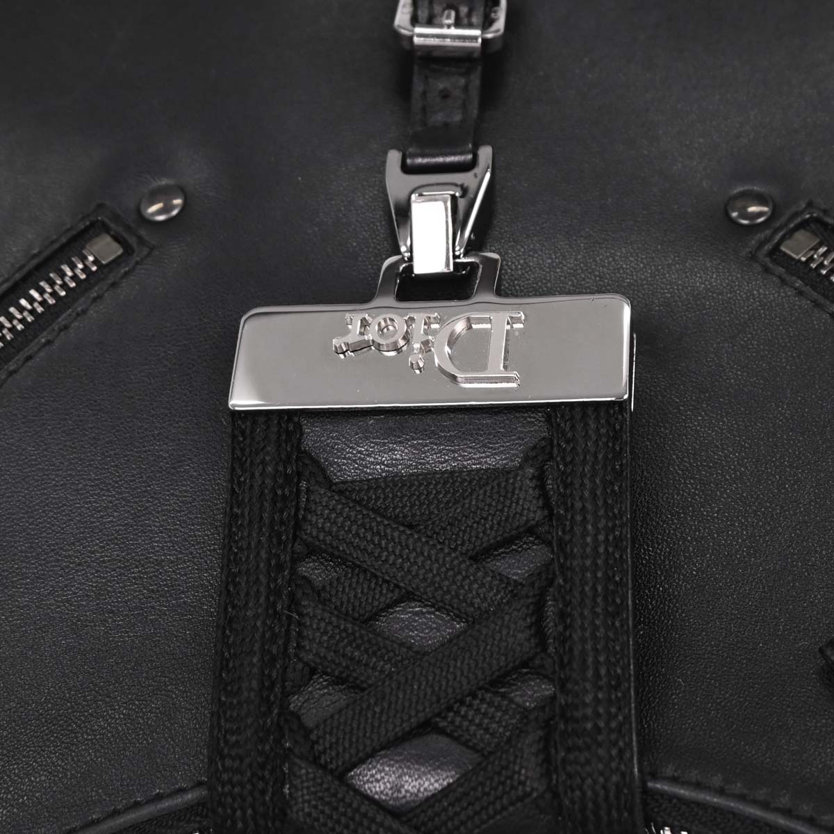 Christian Dior 2002 Black Admit It Corset Bag Handbag