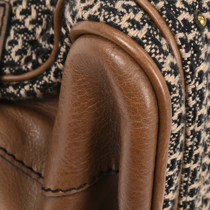 Chloe Brown Tweed Paddington Handbag