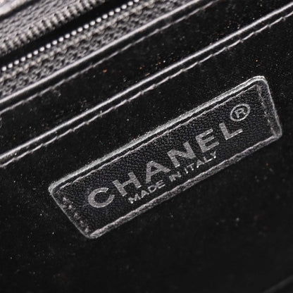 Chanel 2001-2003 Black Nylon Travel Line Single Flap Shoulder Bag