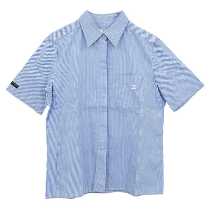 Chanel Shirt Blouse Blue #40