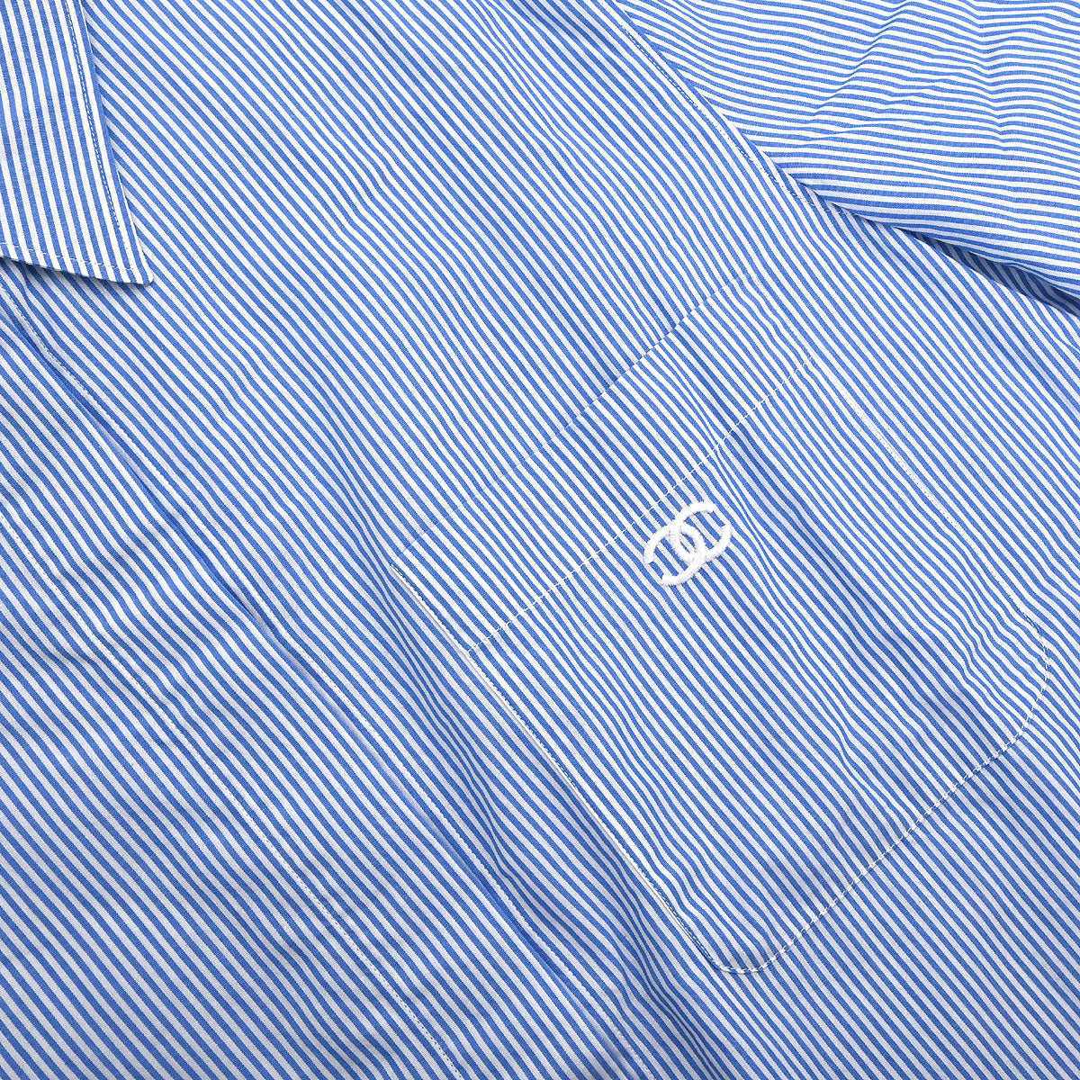 Chanel Shirt Blouse Blue #40