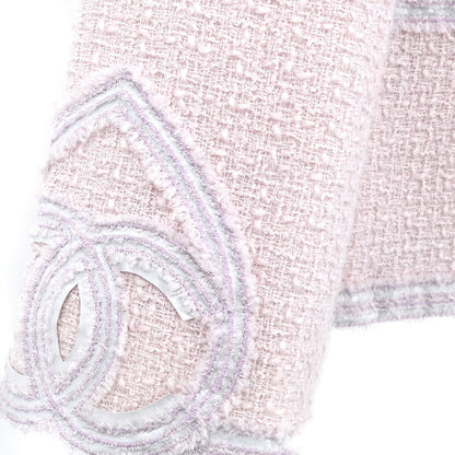 Chanel Collarless Jacket Pink 09C #42