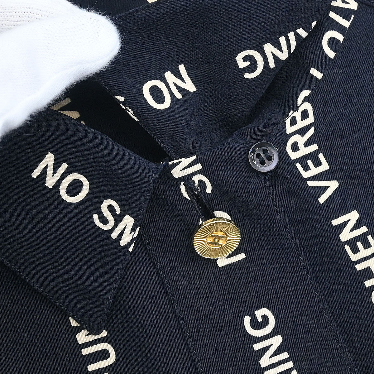Chanel Blouse Shirt Black