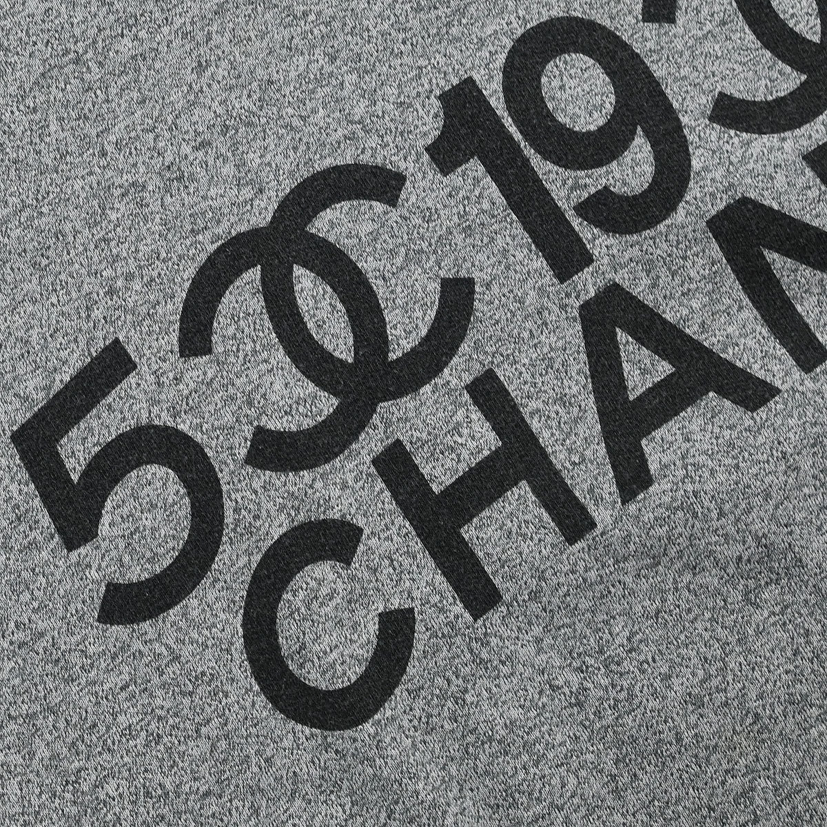 Chanel Long Sleeve Top Sweater Gray