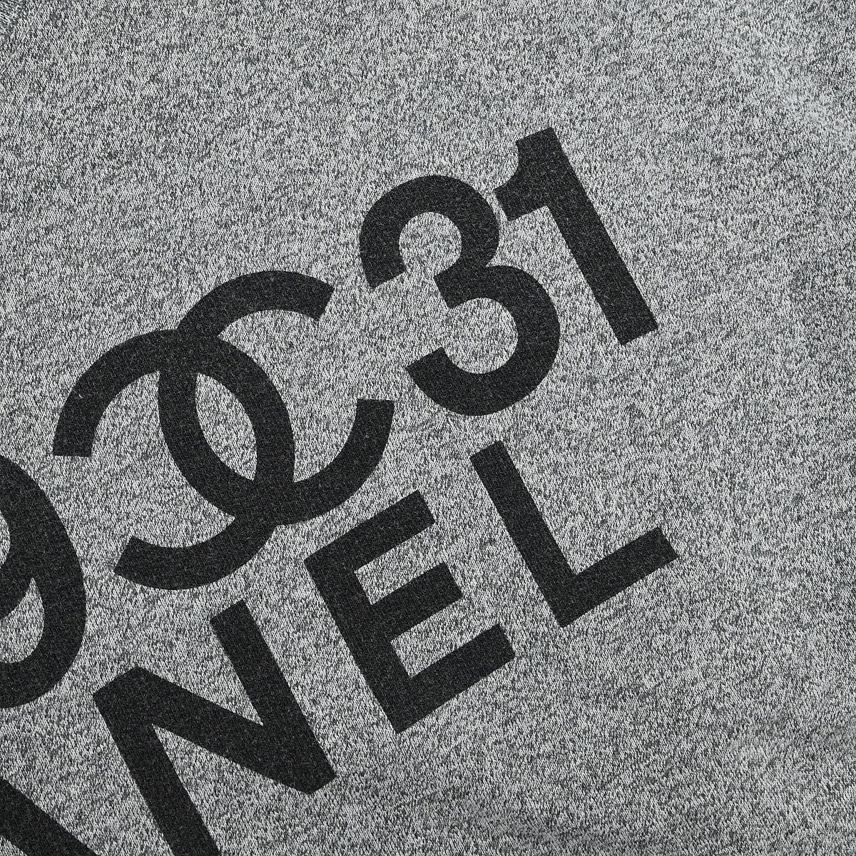 Chanel Long Sleeve Top Sweater Gray