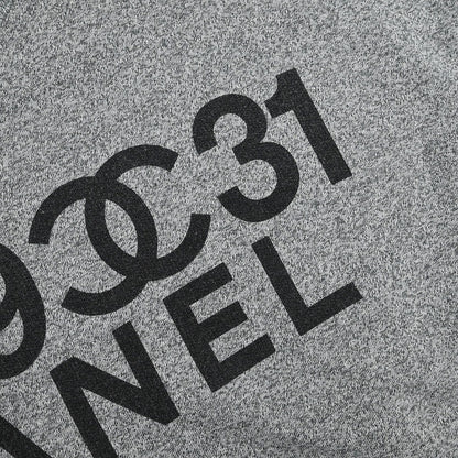 Chanel Long Sleeve Top Sweater Gray